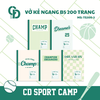 TS200-3 - Vở kẻ ngang chấm CD Sport, B5, Xanh lá, 200tr, ĐL: 70