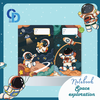 B04 - Vở Space Exploration Xanh đen 4 ô ly 48tr, ĐL 100gsm