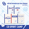 TS200-1 - Vở kẻ ngang chấm CD Sport, B5, Xám, 200tr, ĐL: 70