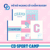 TS104 - Vở kẻ ngang chấm Sport Rugby, Hồng, 120tr, ĐL: 70