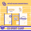 TS201 - Vở kẻ ngang Sport Basketball, Vàng, 80tr, ĐL: 70
