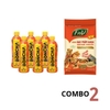 Trà mật ong vị tắc Boncha và bánh gạo mầm FNV - Combo trà thơm bánh ngọt