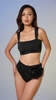 Bộ đồ bơi Anna màu đen - Anna black bikini Mily.beach