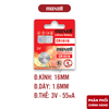 Pin Maxell CR1616 Lithium 3V - Hàng Chính Hãng
