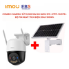 Combo camera sử dụng sim 4G Imou 3mp IPC-K7FP-3HOTE + Bộ pin NLMT tích điện 20Ah 180wh