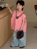 Áo Ba Lỗ Dây Chuyền Hồng