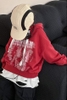 ÁO HOODIE DÀI ĐỎ
