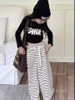 Áo croptop dài tay đen