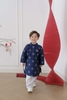 Set Áo Dài Xanh Họa Tiết BT