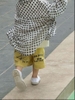 QUẦN NGẮN VÀNG CHỮ LIN