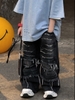 Quần Dài Jean Đen Wax Rách FS
