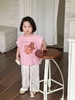 SET AO HỒNG GẤU QUẦN CHẤM BI