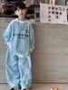 SET Dài Dù Xanh Sọc Trắng FS