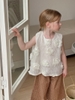 SET ÁO BA LỖ REN HOA NỔI + QUẦN HOA NÂU MTJ