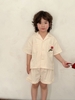 SET Ngắn Kem Thêu Hoa CCU