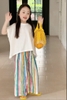 Set Dài Áo Bí Đỏ Quần Sọc YK