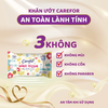 Khăn ướt bỏ túi Carefor 20 miếng không mùi, không cồn, dưỡng ẩm - lẻ 1 túi