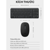 Bộ bàn phím chuột Logitech MK251 đen