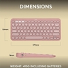 Combo bàn phím Logitech Pebble K380s và chuột Pebble M350s (Không kèm USB)