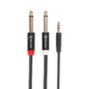 Dây Cáp Âm Thanh NMC AUDIO NMC C233 (1 đầu 3.5mm Stereo đực ra 2 đầu 6.35mm Mono đực)