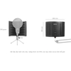 Màn Chắn Tiêu Âm Vocal Booth NMC Audio VB811-BABY