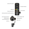 Micro Comica EJoy D10 RGB Cardioid Dynamic (bản để bàn)
