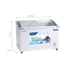 Tủ đông trưng bày Hòa Phát Inverter HSF AD8280.C1 280 lít