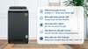 Máy giặt Aqua Inverter 10.5 kg AQW-DR105JT BK