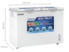 Tủ đông Hòa Phát 1 ngăn 2 cánh HCF 666S1N2