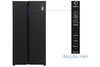 Tủ lạnh Aqua Inverter 550 lít Side By Side AQR-S612XA(CBC)