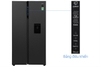 Tủ lạnh Aqua Inverter 550 lít Side By Side AQR-S612XA(WCB)