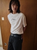 White Cotton Twill Slub Shirt