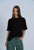 Black Tencel-Cashmere T-Shirt