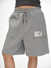 Gray "Treno" Cotton Shorts