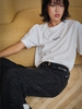 White Cotton Twill Slub Shirt