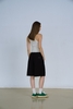 Grey Pleated Bermuda Short