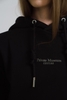 Black Embroidered Private Hoodie