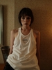 Twill Silk Raw Tanktop