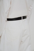 White Curved Leg Jeans
