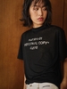 Black Twill Silk Numero Tshirt
