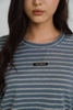 Sky Blue Striped Long Sleeves T-Shirt