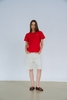 Red Cotton Baby Tee