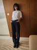 White Cotton Twill Slub Shirt