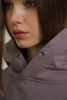 Purple Embroidered Private Hoodie