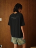 Black Cotton Twill Slub Shirt