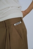 Wool-Wide Cropped Trousers