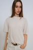 Beige Tencel-Cashmere T-Shirt