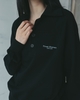 Black Embroidered Vintage Sweatshirts