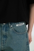 Vintage Blue Curved Leg Jeans