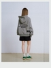 Grey Embroidered Private Hoodie